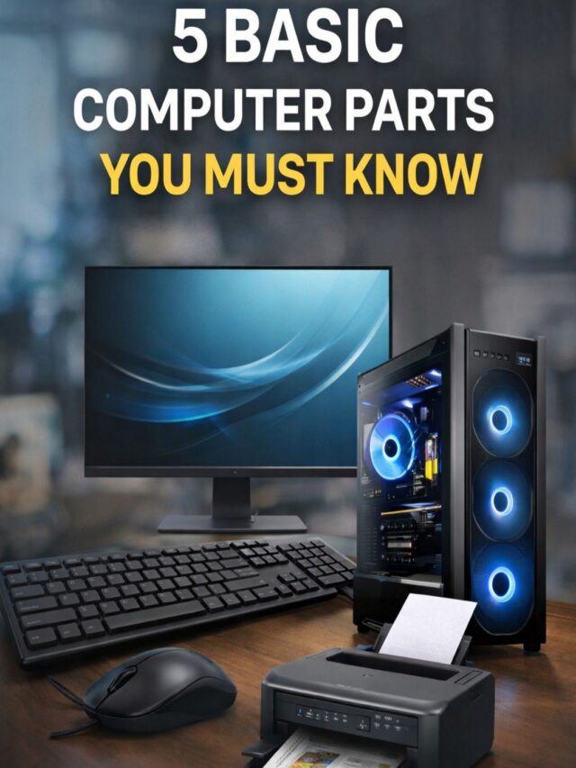 5 Basic Computer Parts You Must Know