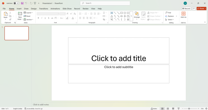 PowerPoint सीखें बिलकुल शुरू से 