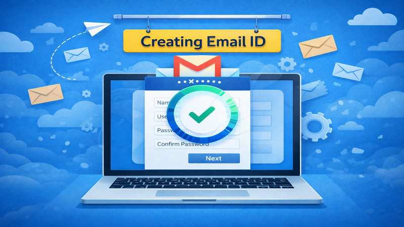 Email ID बनाना सीखें सिर्फ 5 minutes में
