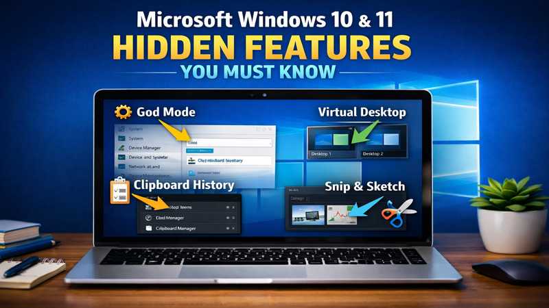Microsoft Windows 10 & 11 Hidden Features 